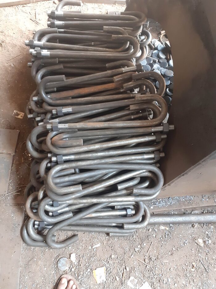 Fabricated foundation bolts